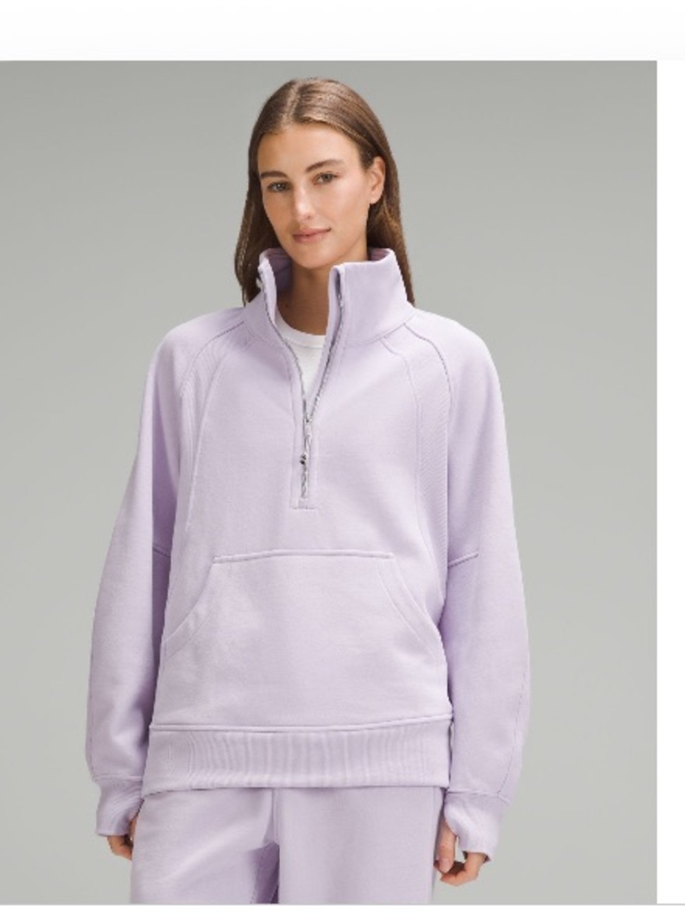 Lululemon Scuba Oversized Funnel-Neck half Zip, size xs-s